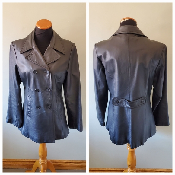 Danier M 90s Modern Contemporary Matrix Minimalist Mobwife Long Leather Jacket - Picture 5 of 9